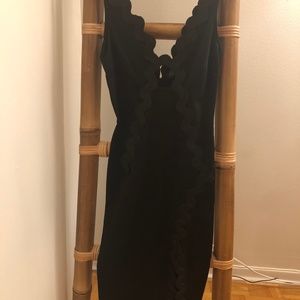 Topshop Cut Out Midi Dress